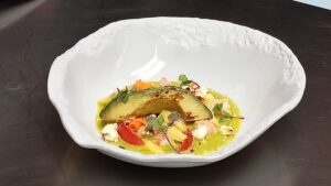 Showcooking en Russafa sobre la cocina del langostino de Vinaròs